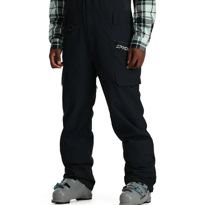 Mens Terrain Bib 8211 Black Spyder Pants