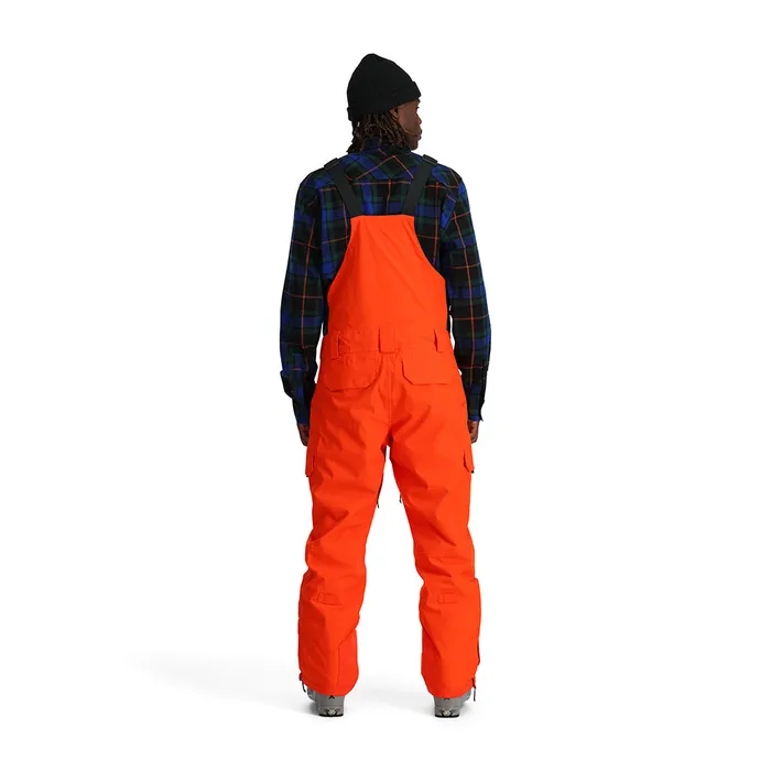 Mens Terrain Bib 8211 Twisted Orange Spyder Pants
