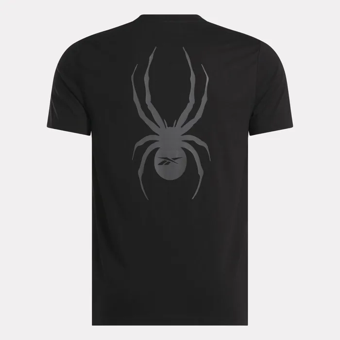 Mens Unisex Spyder X Reebok Collab Tee 8211 Black Spyder Tees 038 Tanks