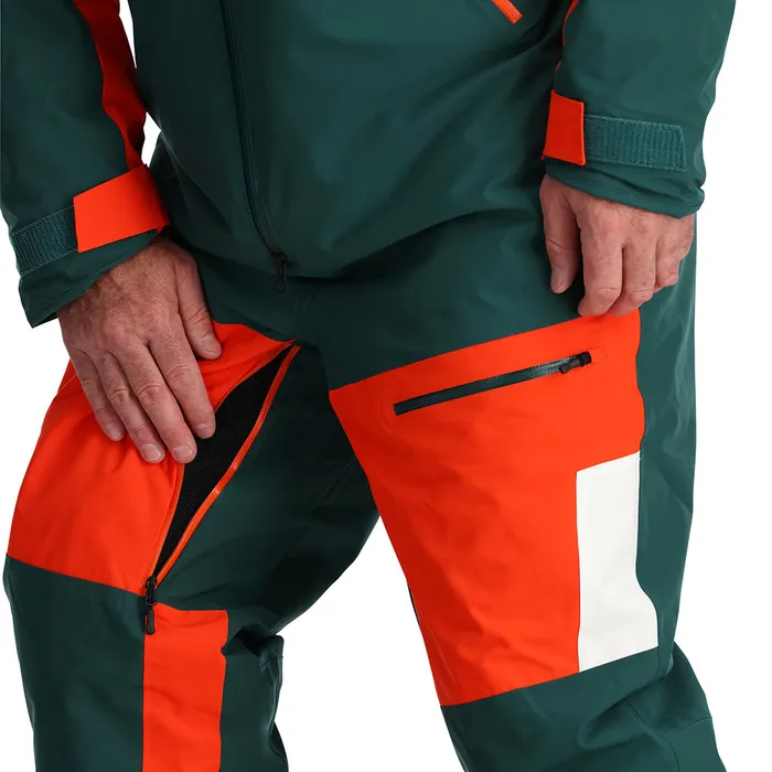 Mens Utility Snowsuit 8211 Cypress Green Spyder Pants
