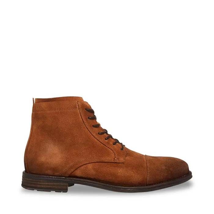 Mens Wells Tan Suede Steve Madden Boots