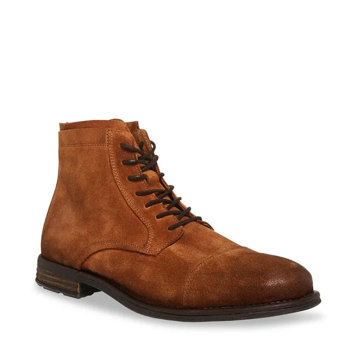 Mens Wells Tan Suede Steve Madden Boots