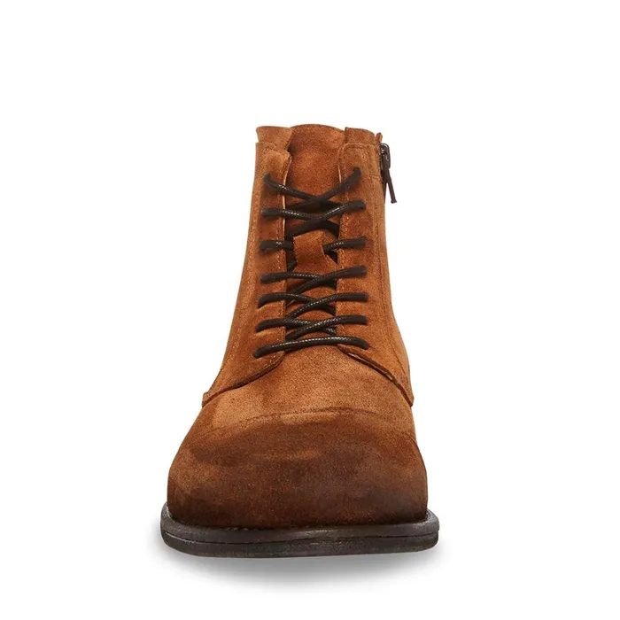 Mens Wells Tan Suede Steve Madden Boots