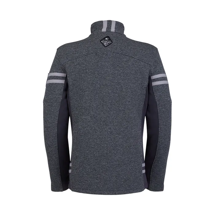 Mens Wengen Full Zip 8211 Ebony 2021 Spyder Fleece