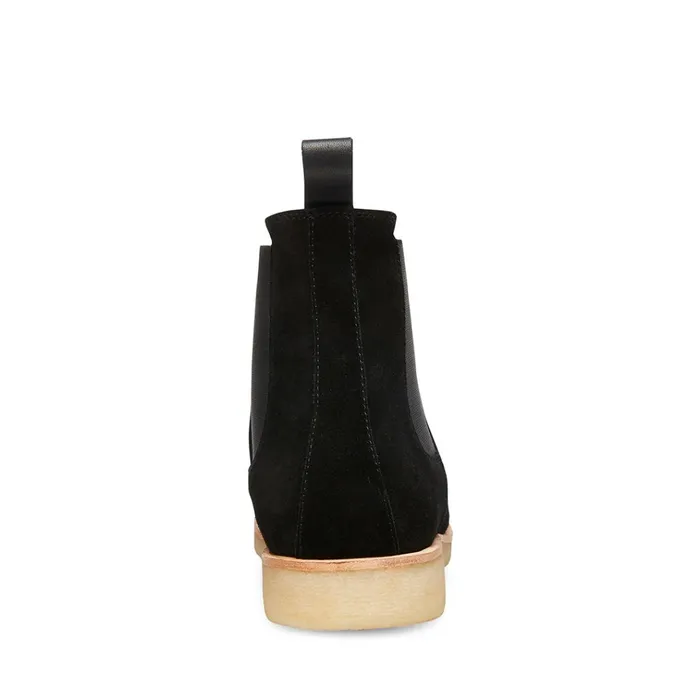 Mens Wilshire Black Suede Steve Madden Boots