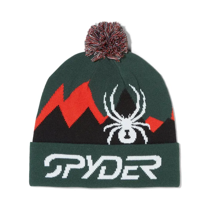 Mens Zone Pom 8211 Cypress Green Spyder Hats
