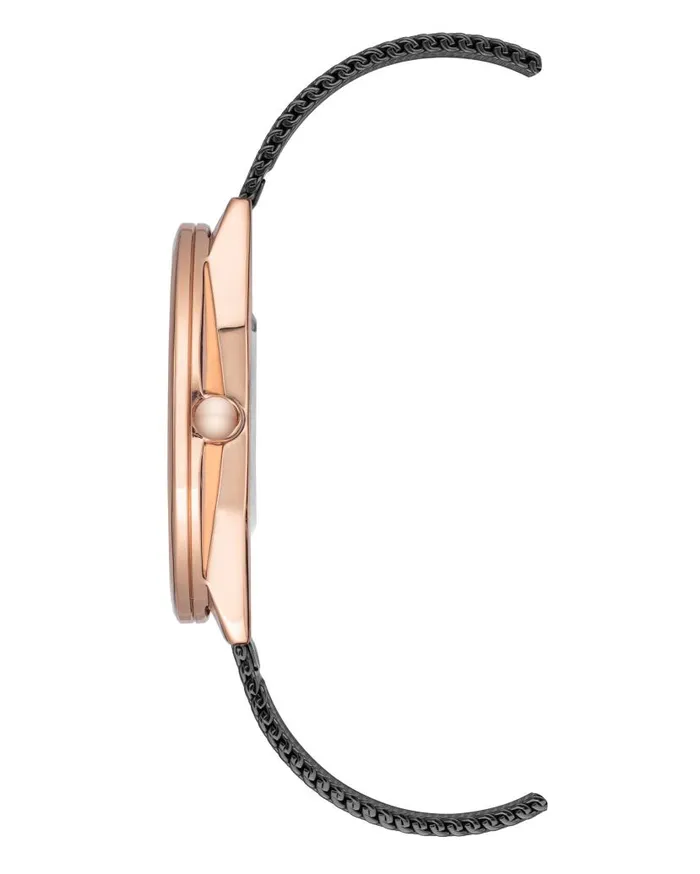 Mesh Bracelet Watch Gunmetal Grey WomenMen Nine West Watches