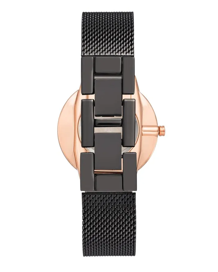 Mesh Bracelet Watch Gunmetal Grey WomenMen Nine West Watches