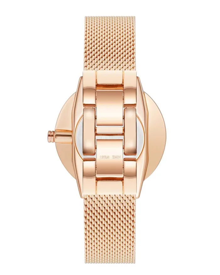 Mesh Bracelet Watch Rose Goldtone WomenMen Nine West Watches