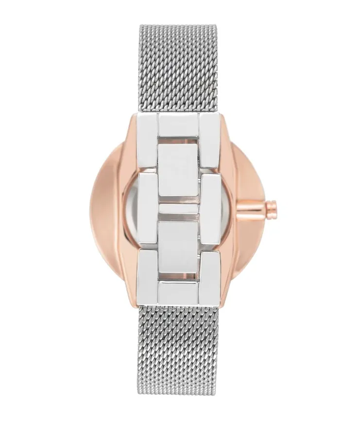 Mesh Bracelet Watch Silvertone WomenMen Nine West Watches