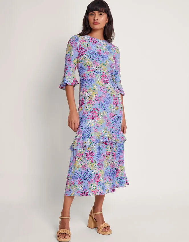 Micola Ditsy Tea Dress Blue Women Monsoon Dresses