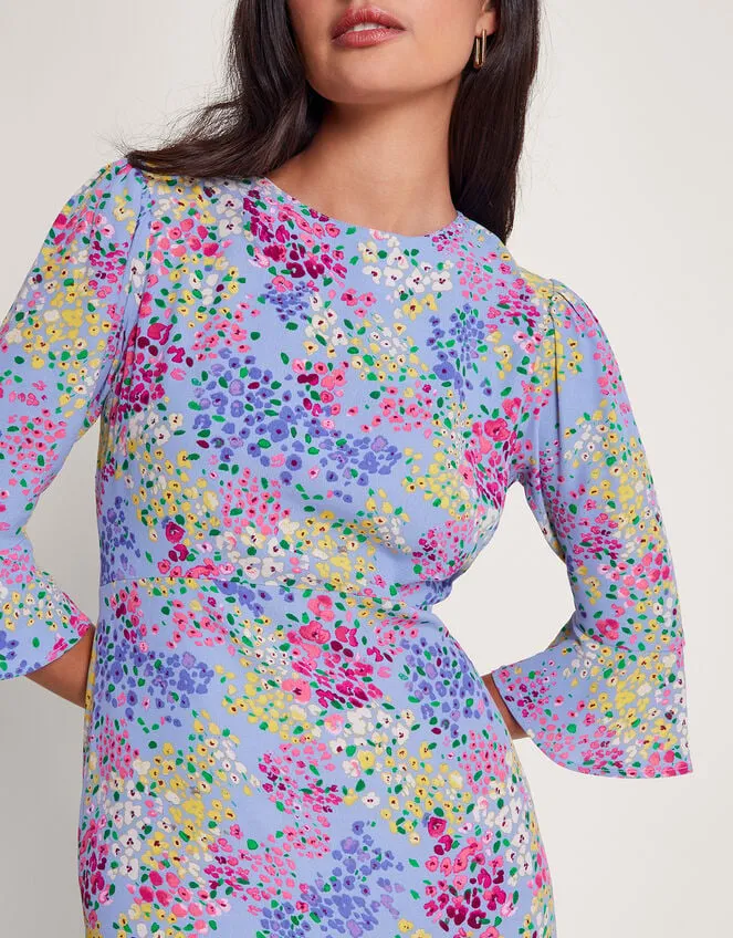 Micola Ditsy Tea Dress Blue Women Monsoon Dresses