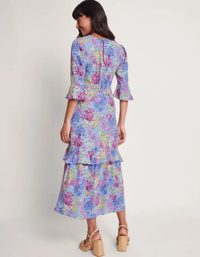 Micola Ditsy Tea Dress Blue Women Monsoon Dresses