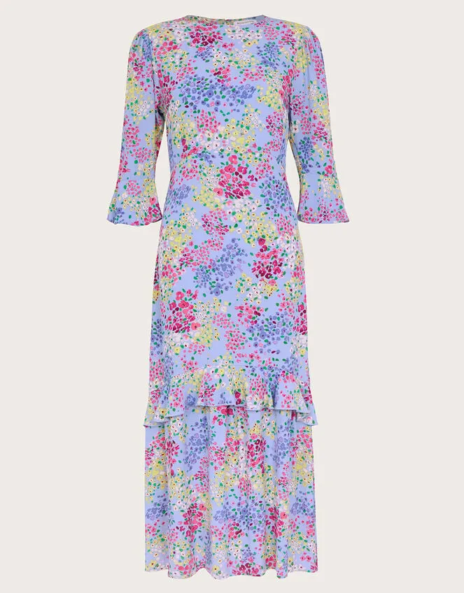 Micola Ditsy Tea Dress Blue Women Monsoon Dresses