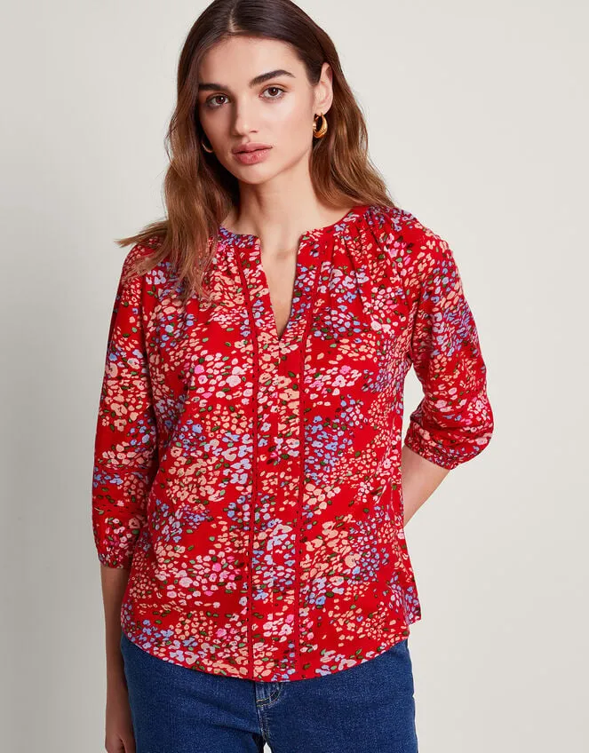 Micola Print Top Red Women Monsoon Casualwear