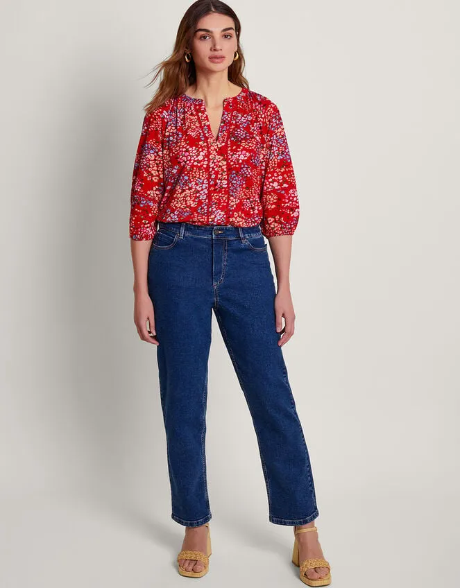 Micola Print Top Red Women Monsoon Casualwear