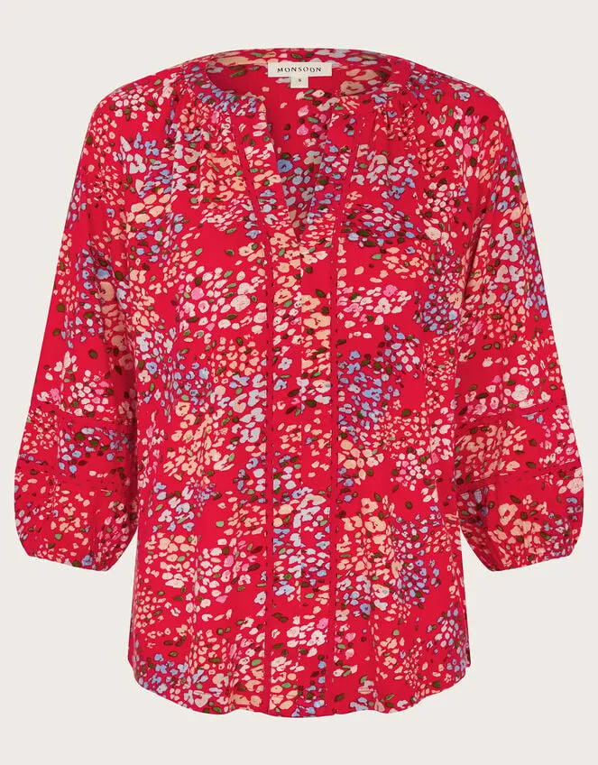 Micola Print Top Red Women Monsoon Casualwear