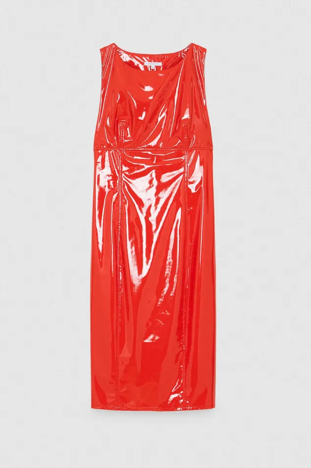 Midi Women Patrizia Pepe Sleeveless Mini Dress Racing Red