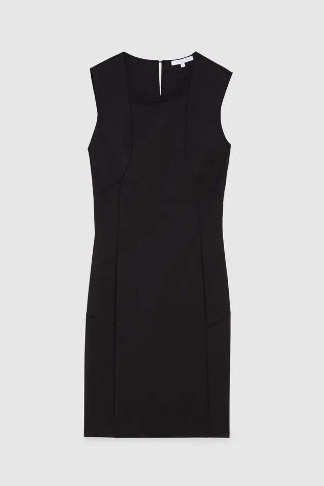 Mini Women Patrizia Pepe Midi Sheath Dress Nero