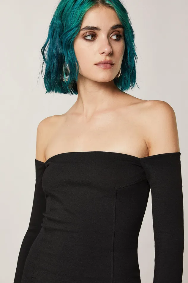 Mini Women Patrizia Pepe Mini Sheath Dress With Collar Nero