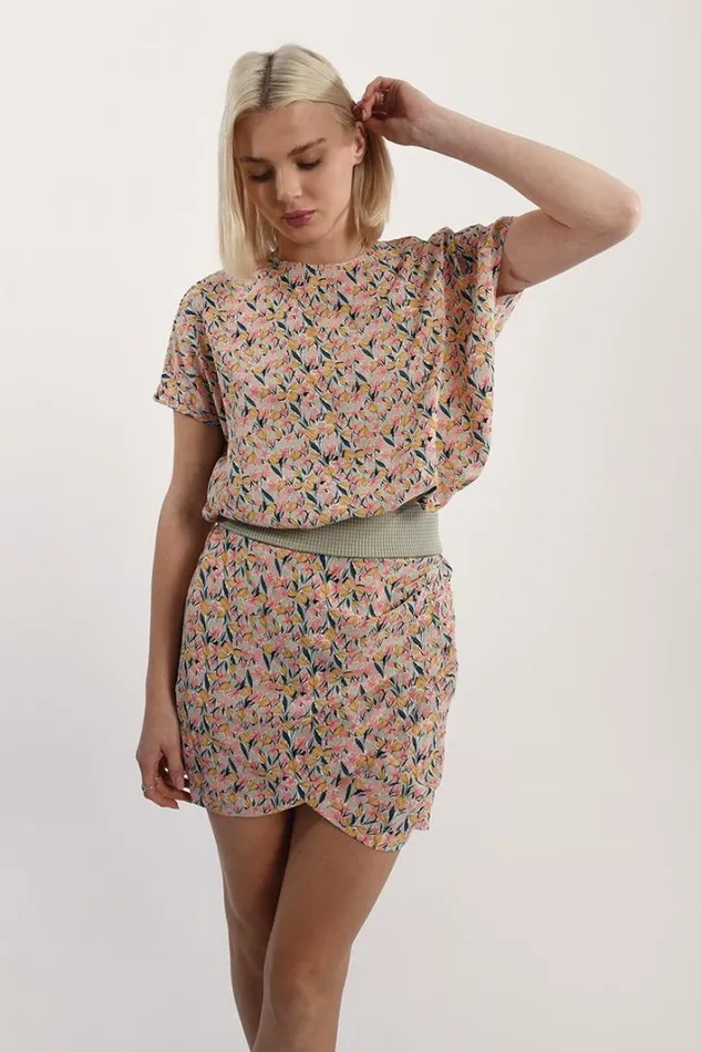 Mini Wrap Skirt BLUE CELESTE Women Molly Bracken Skirts