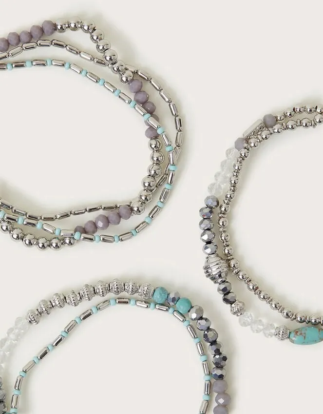 Mixed Bead Stretch Bracelets Women Monsoon Jewellery and Hair