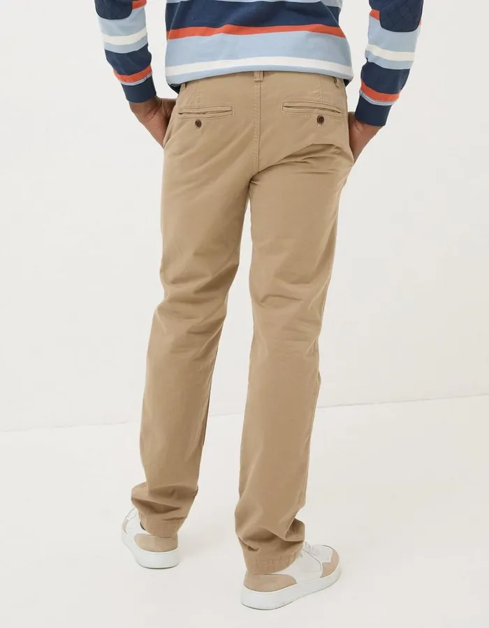 Modern Coastal Chinos Dark Stone Men FatFace Trousers and Chinos