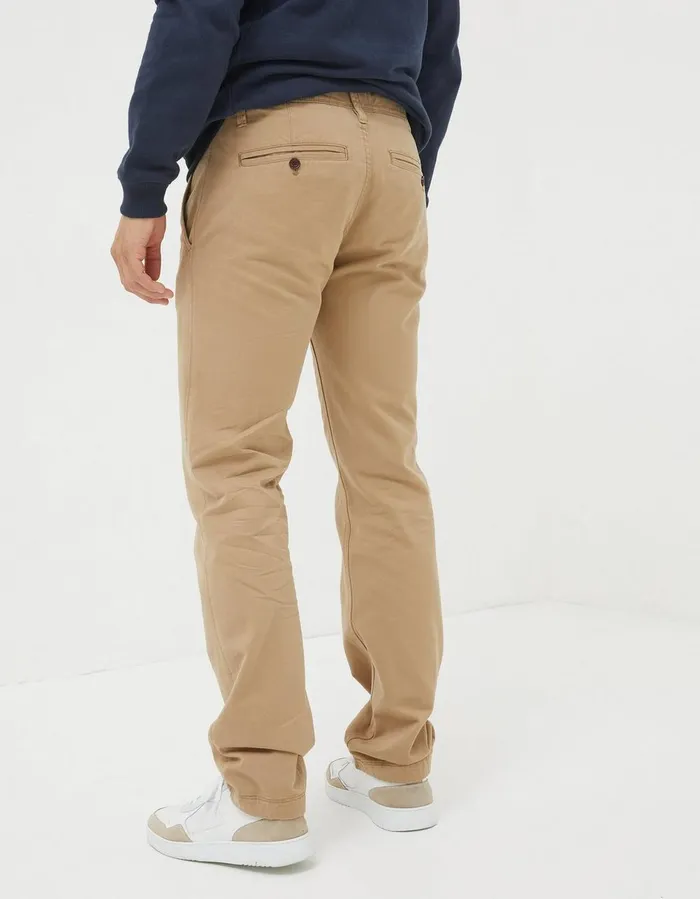 Modern Coastal Chinos Dark Stone Men FatFace Trousers and Chinos