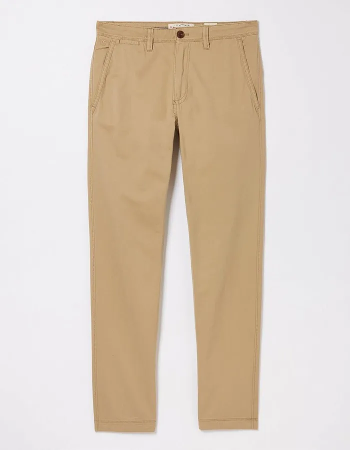 Modern Coastal Chinos Dark Stone Men FatFace Trousers and Chinos