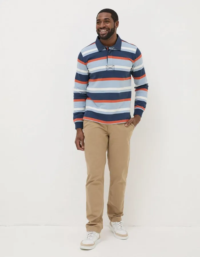 Modern Coastal Chinos Dark Stone Men FatFace Trousers and Chinos