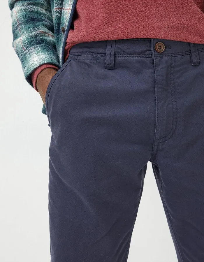 Modern Coastal Chinos Navy Men FatFace Trousers and Chinos