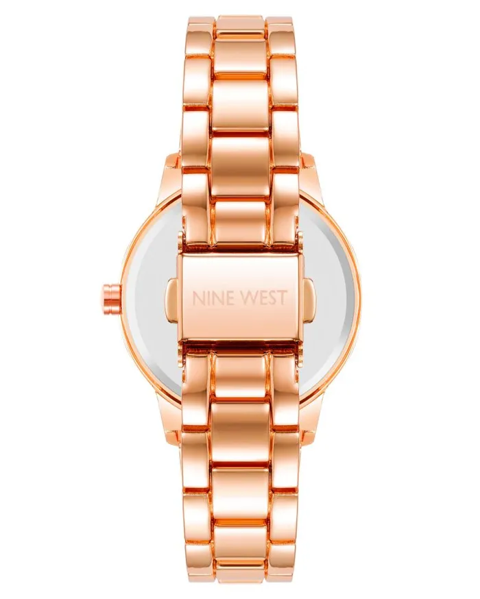 Modern Dial Watch Rose Gold WomenMen Nine West Watches