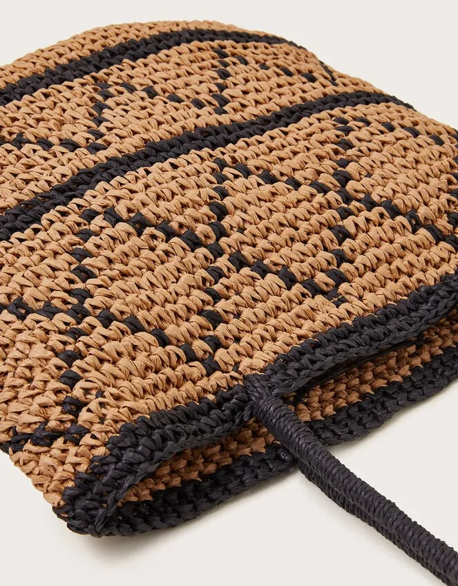 Monochrome Raffia Bag Women Monsoon Bags and Purses