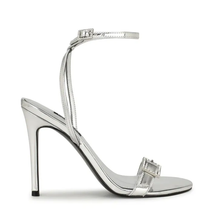 Moras Dress Sandals Silver Women Nine West Sandals