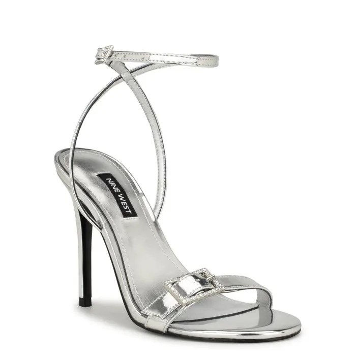 Moras Dress Sandals Silver Women Nine West Sandals
