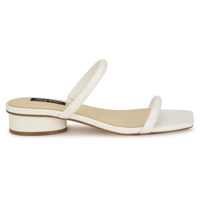 Morella Slide Sandals White Women Nine West Sandals