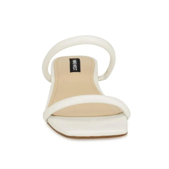 Morella Slide Sandals White Women Nine West Sandals