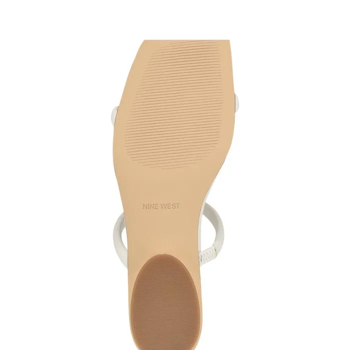 Morella Slide Sandals White Women Nine West Sandals
