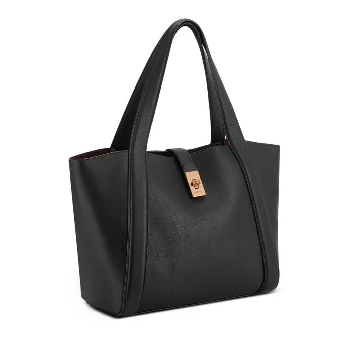 Morely 2 In 1 Tote Black WomenMen Nine West Totes and Backpacks