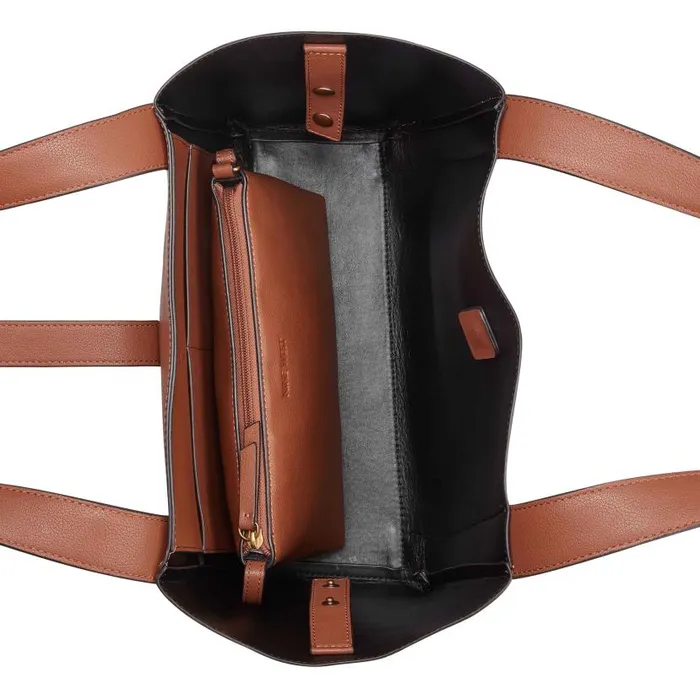 Morely 2 In 1 Tote Saddle Tan WomenMen Nine West Totes and Backpacks