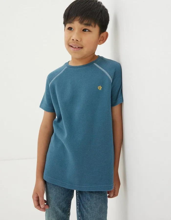 Mountain Graphic TShirt Navy Boys FatFace TShirts and Polos