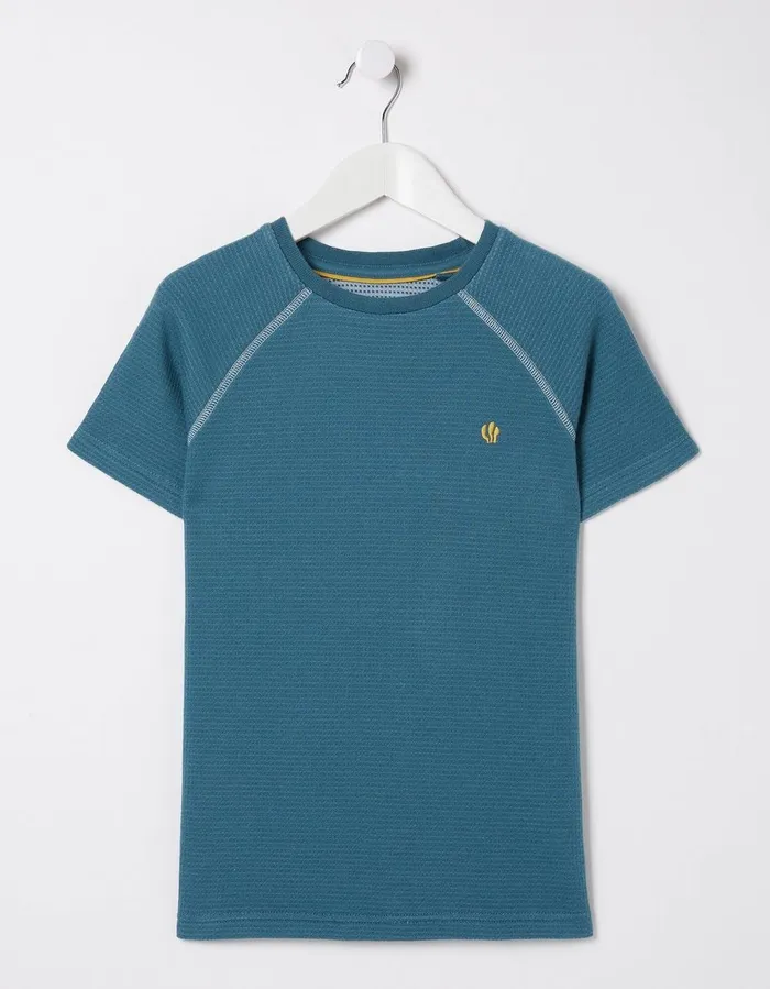 Mountain Graphic TShirt Navy Boys FatFace TShirts and Polos