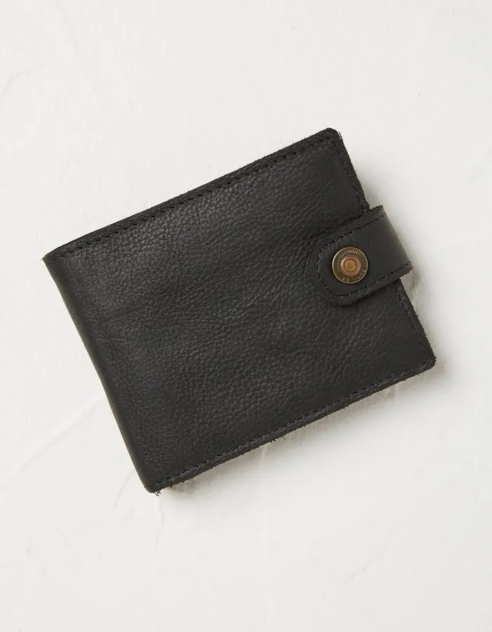 Multi Compartment Leather Wallet Tan Men FatFace Bags and Wallets