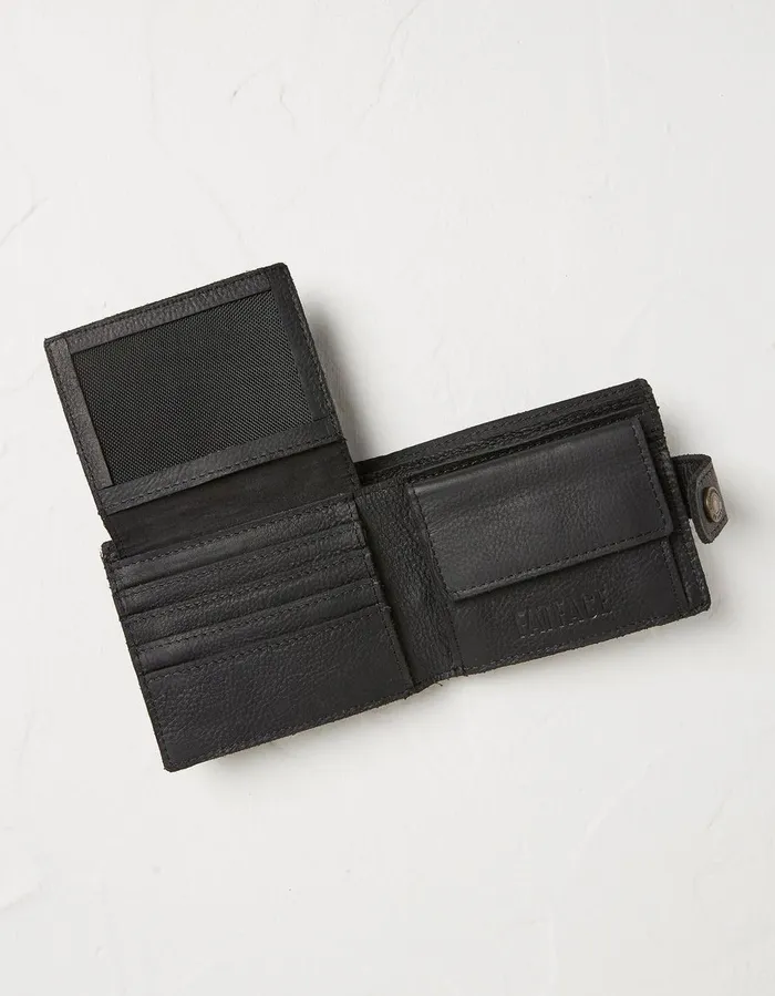 Multi Compartment Leather Wallet Tan Men FatFace Bags and Wallets