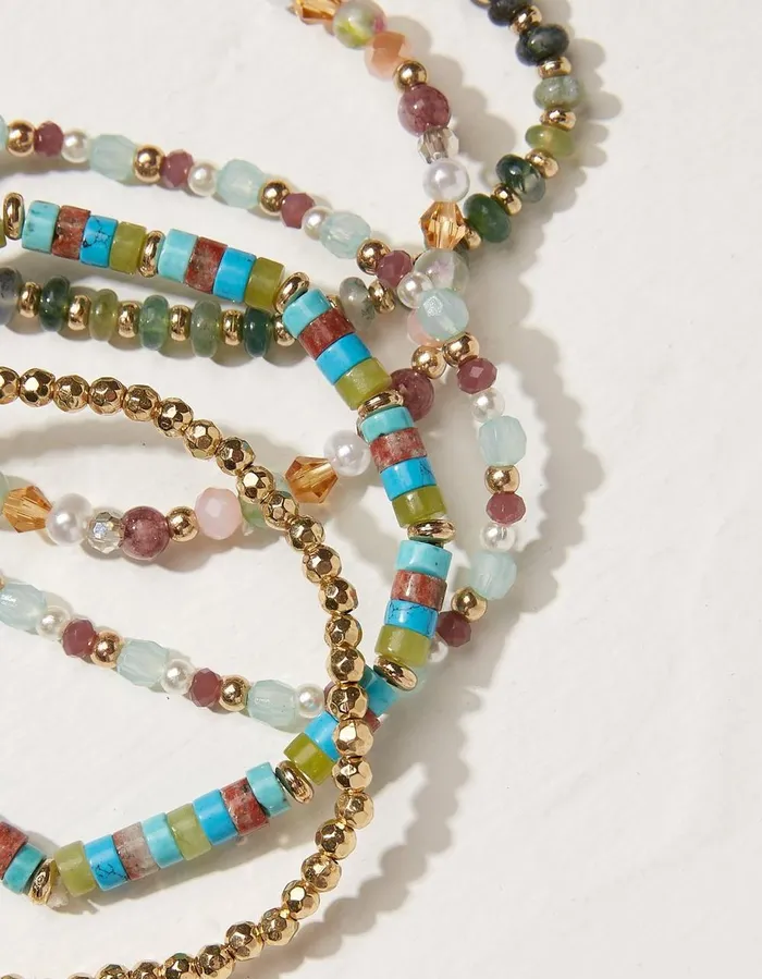 Multi Stretch Bracelet Multi Women FatFace Jewellery