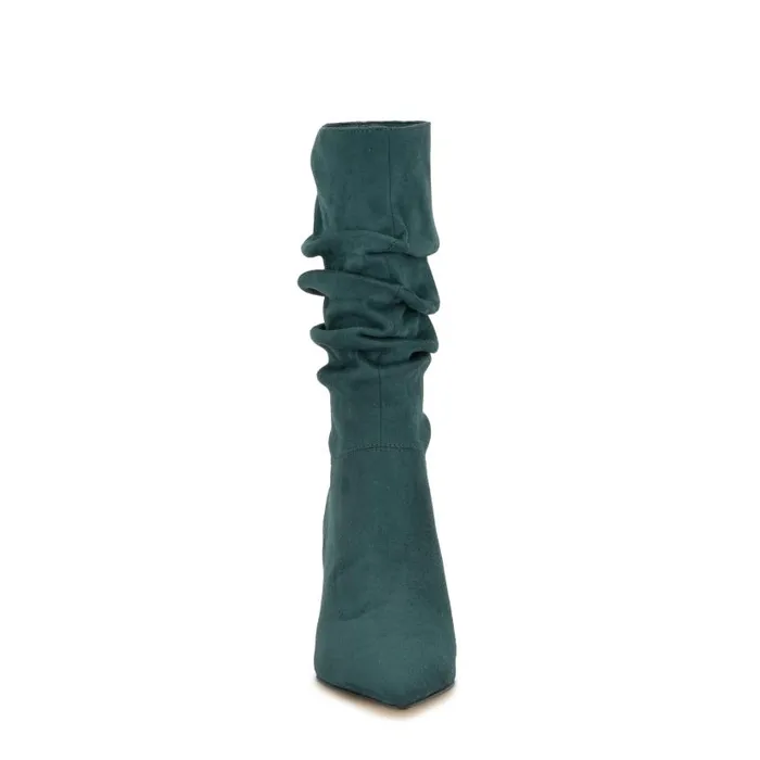 Mycki Dress Boots Dark Green Women Nine West Boots and Booties