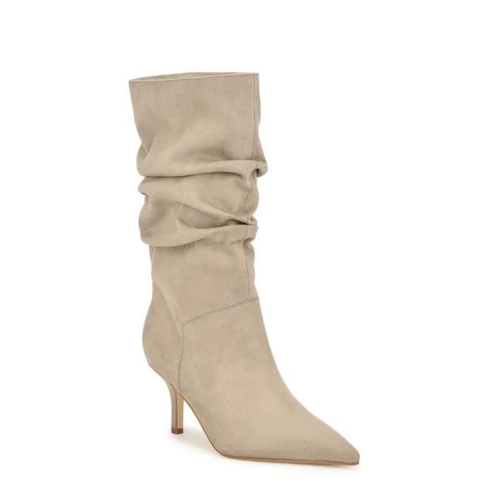 Mycki Dress Boots Light Natural Women Nine West Boots and Booties
