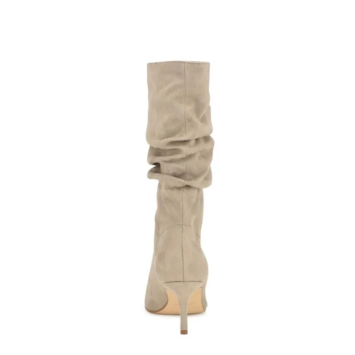 Mycki Dress Boots Light Natural Women Nine West Boots and Booties