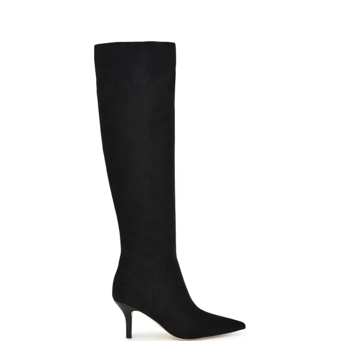 Myfin Dress Boots Black Women Nine West Boots and Booties