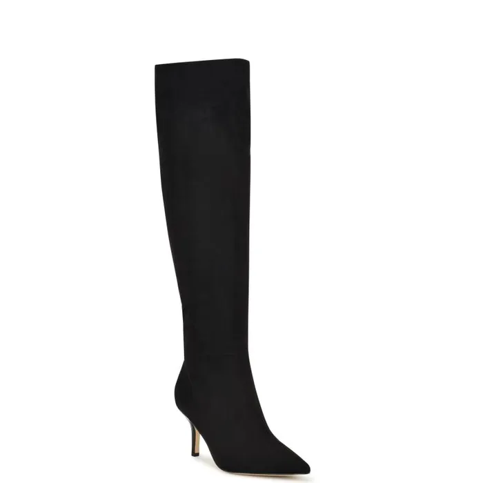Myfin Dress Boots Black Women Nine West Boots and Booties
